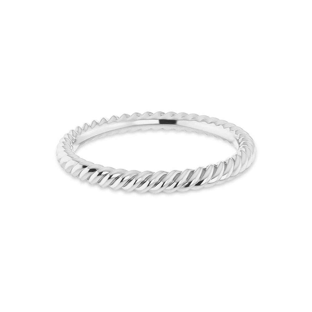 Sterling Silver Rope Band