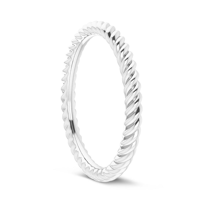 Sterling Silver Rope Band