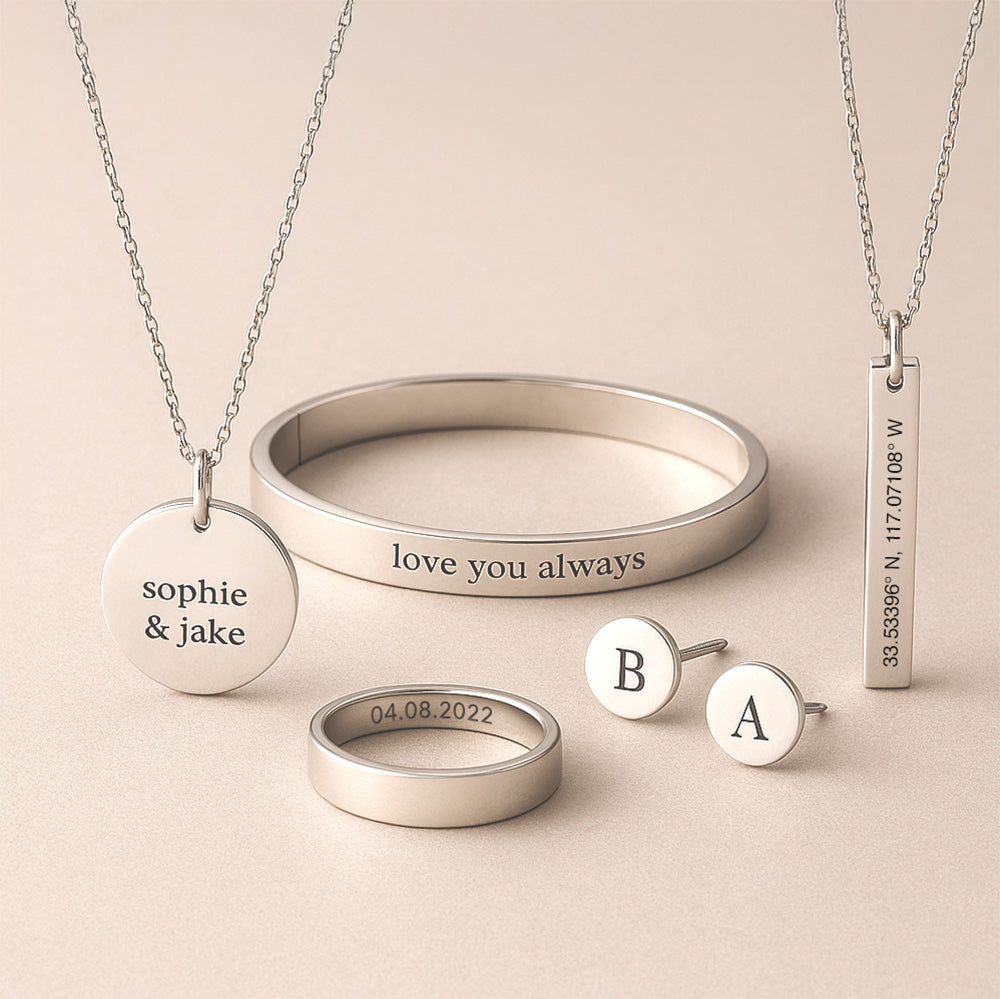 Engravable Jewelry & Rings