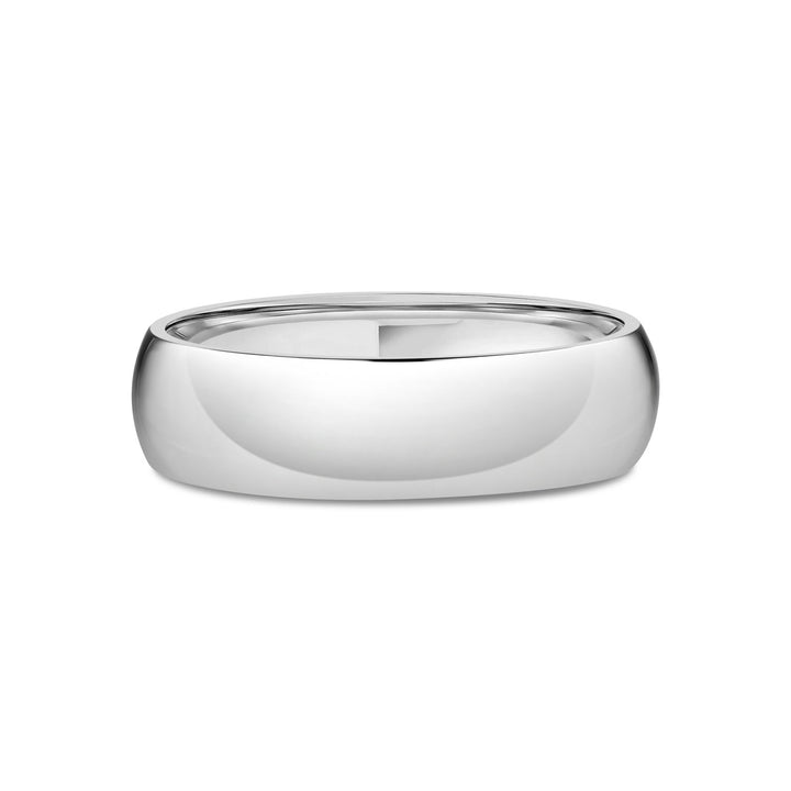 Titanium Domed Polished Band